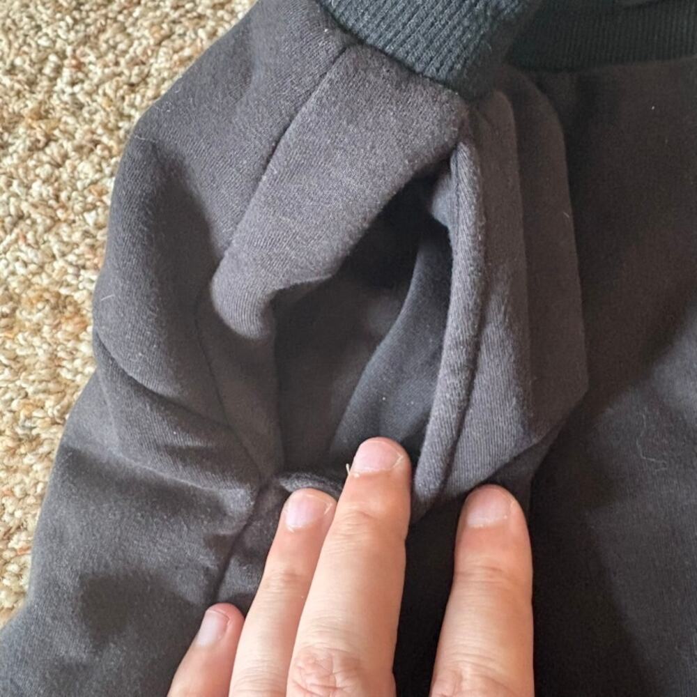 Move Beyond Fleece Lined Thermal Sweatpants Womens XL Black Jogger - Picture 5 of 8